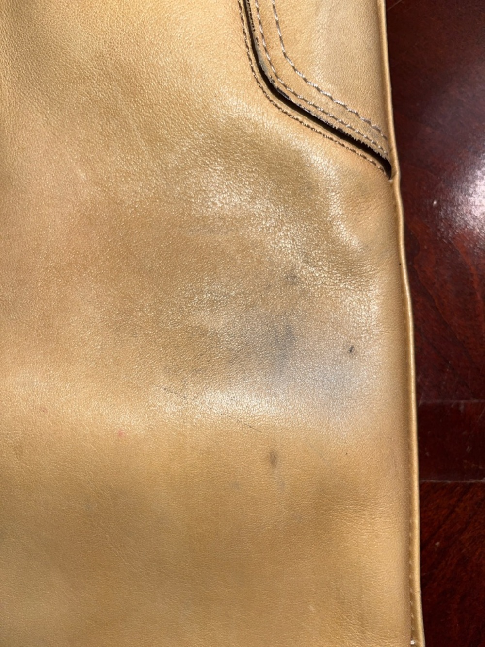 Coach Leather Satchel Shoulder Bag in Tan - Picture 9 of 11